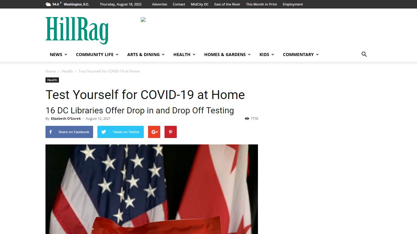 Test Yourself for COVID-19 at Home | HillRag
